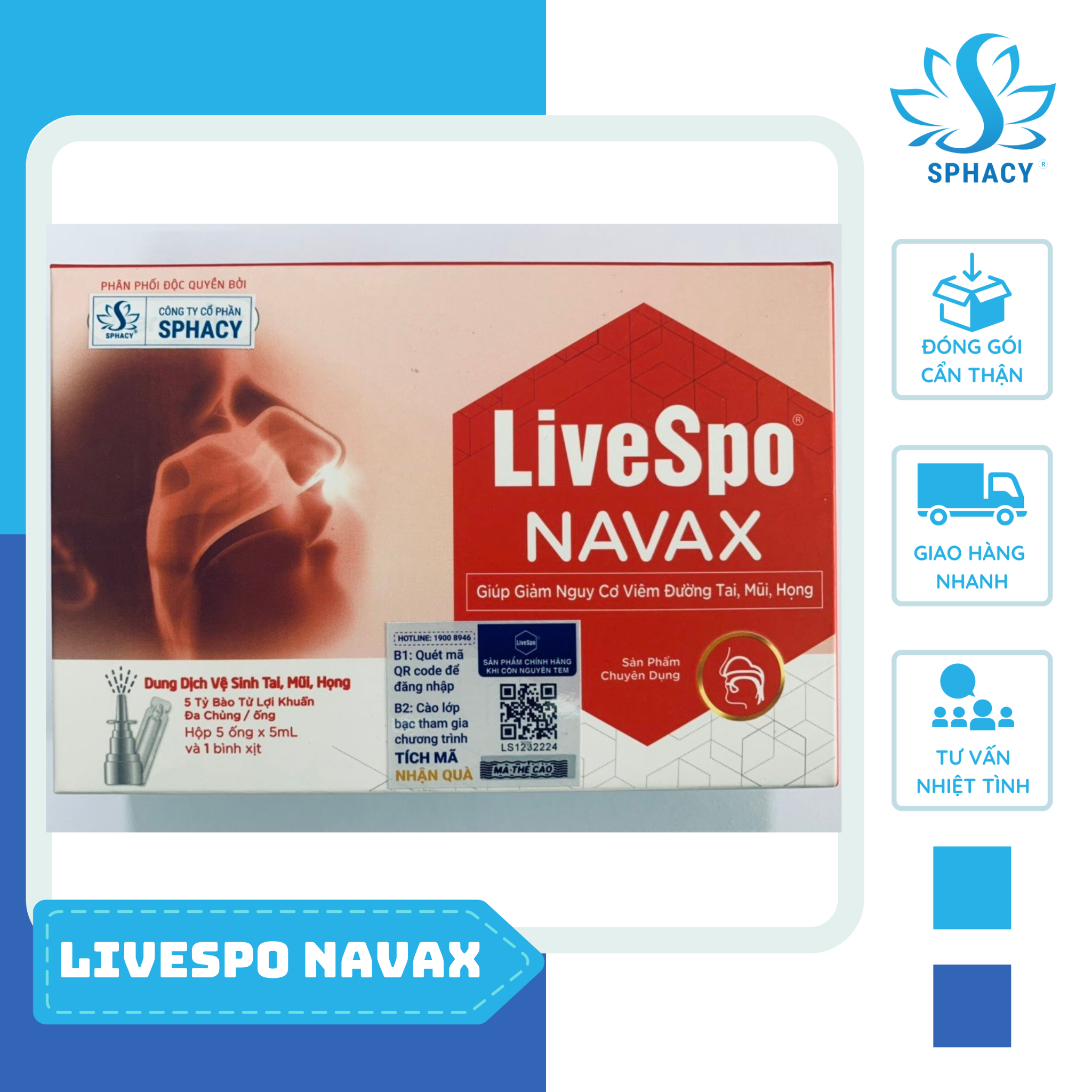 Xịt mũi Livespo Navax