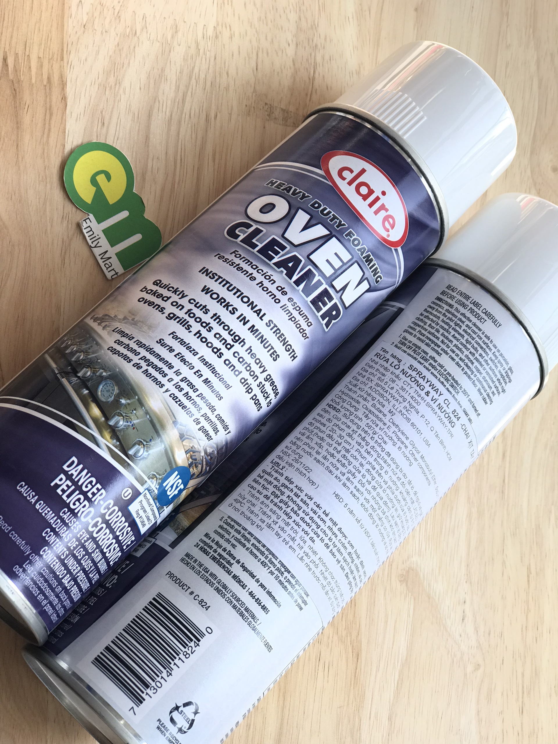 Chai xịt tẩy đa năng / oven cleaner