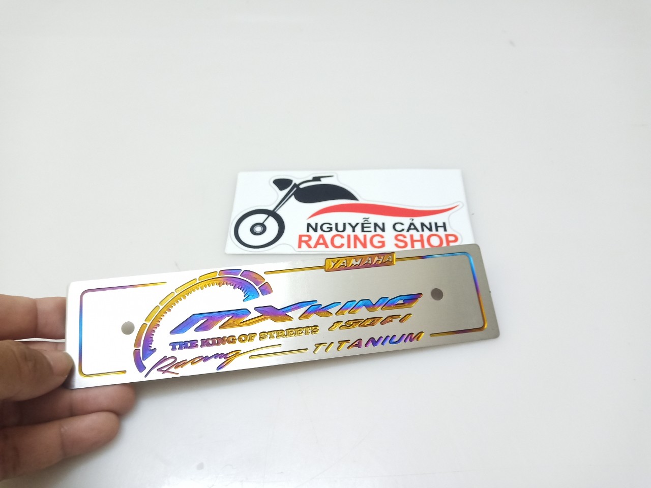 bản tên xe mxcing chữ titan