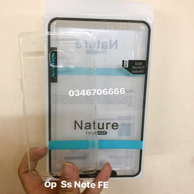 Ốp silicon samsung note fe nillkin