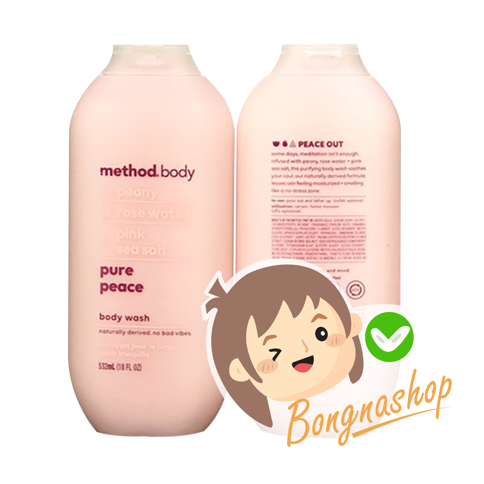 Sữa tắm dưỡng ẩm Method Body Organic 532ml - Úc