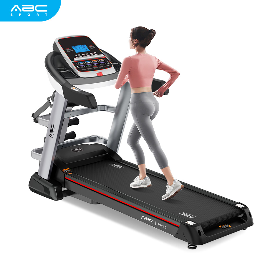 Máy Chạy Bộ Cao Cấp ABCSport PRO 2 Đa Năng Thảm Rộng 52cm-Tốc độ 20km h