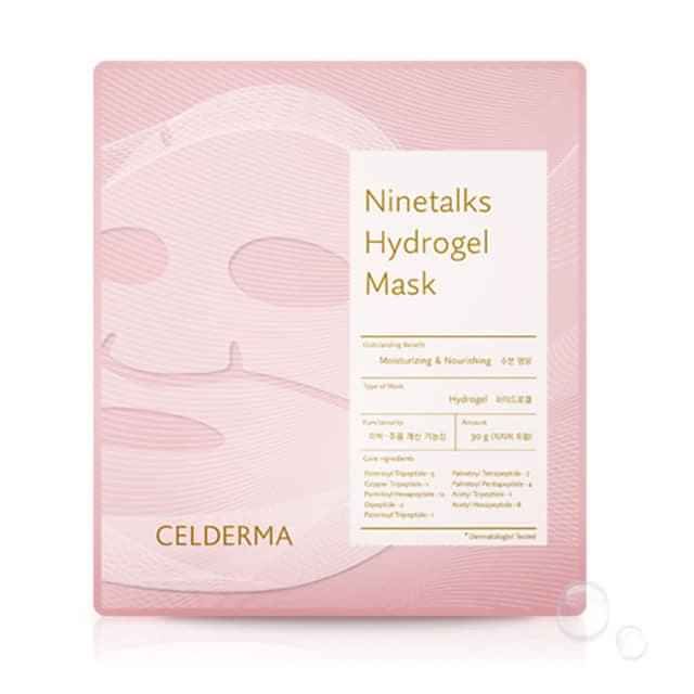 Mặt nạ thạch sinh học Cellderma Ninetalks Hydrogel Mask - Full Hộp (4 Miếng)