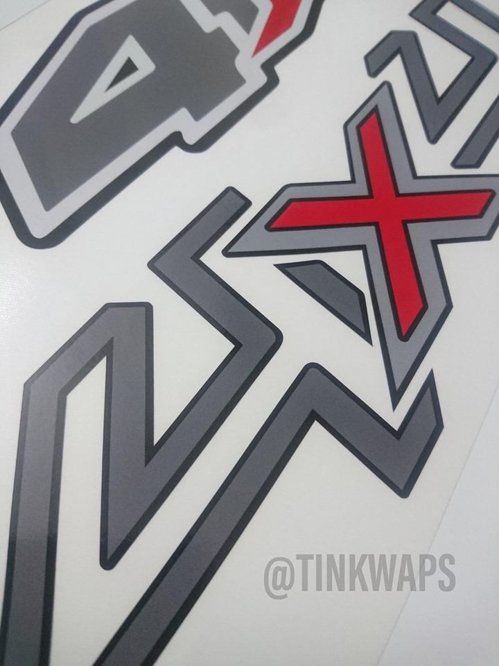 4x4 Sticker - Wildtrak, Ranger