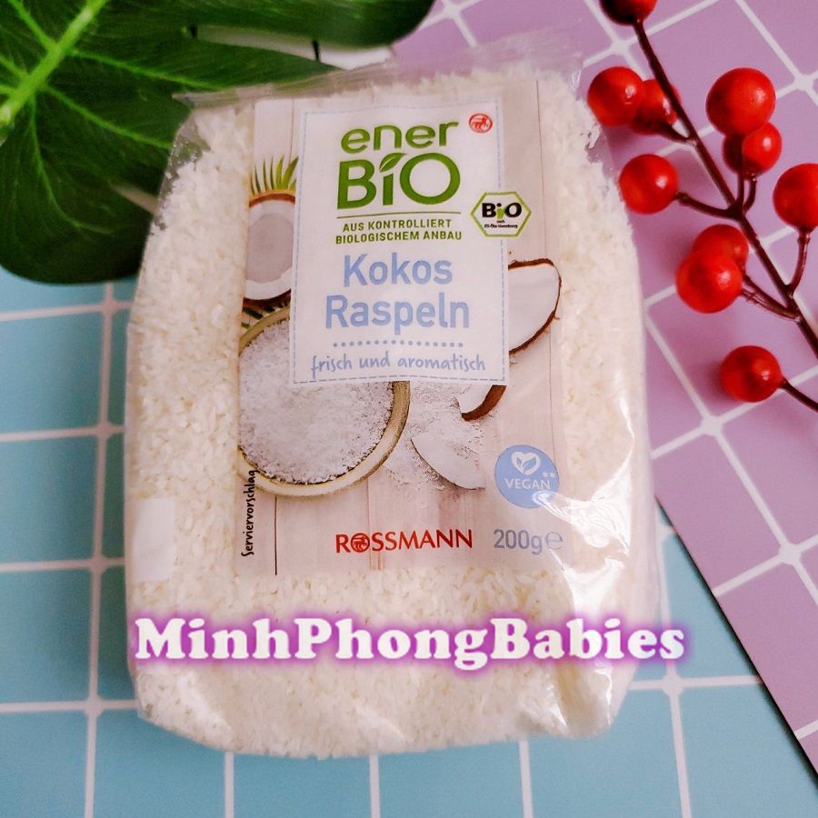 [Có tách lẻ] Vụn Dừa Hữu Cơ Rossmann 200gr