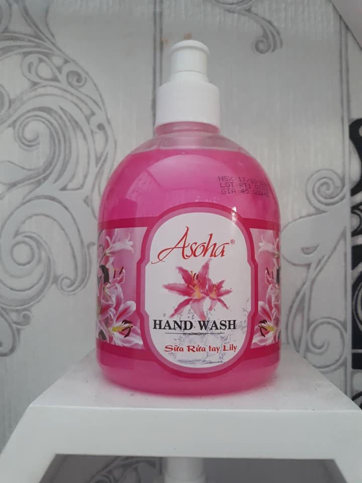 [HCM]Sữa Rửa Tay ASOHA 500ml Hương Lily