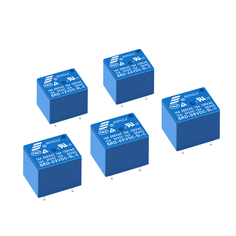 Rờ le 12v DC Ko Kèm Dây [ 1 Chiếc ]