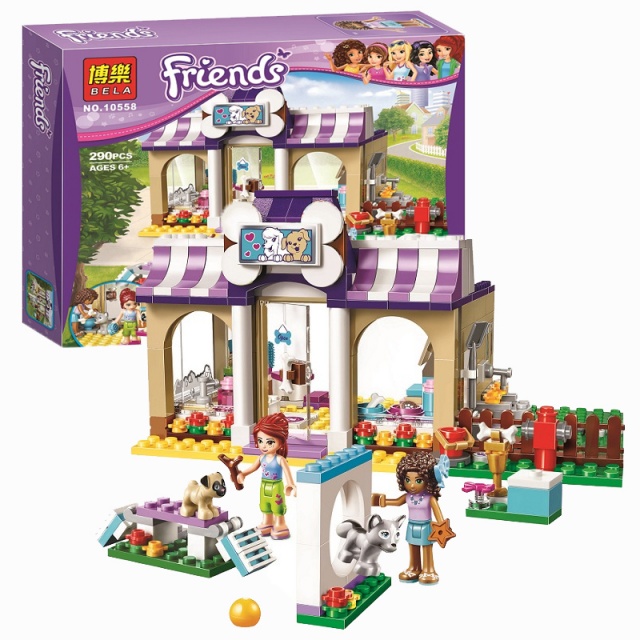 Lắp ráp mô hình friends trường dạy thú cưng