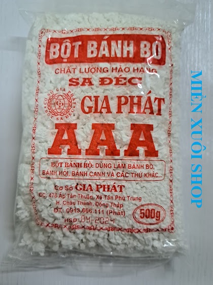 Bột bánh bò rễ tre aaa sa đéc gia phát 500g