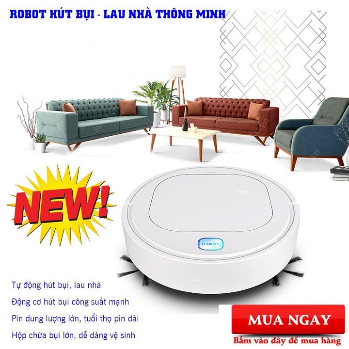 Robot hút bụi tự động start cao cấp