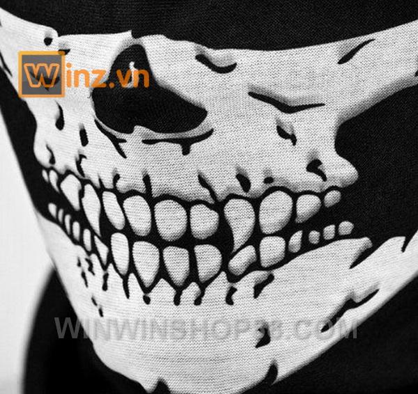 [HCM]Bộ 2 khăn bịt mặt đầu lâu đa chức năng