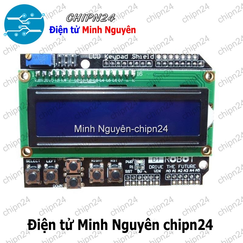 [1 cái] (N12) LCD 1602 Keypad Shield For Arduino - HH001003