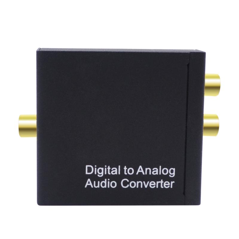 Digital To Analog Converter DAC Digital SPDIF Toslink To Analog Stereo ...