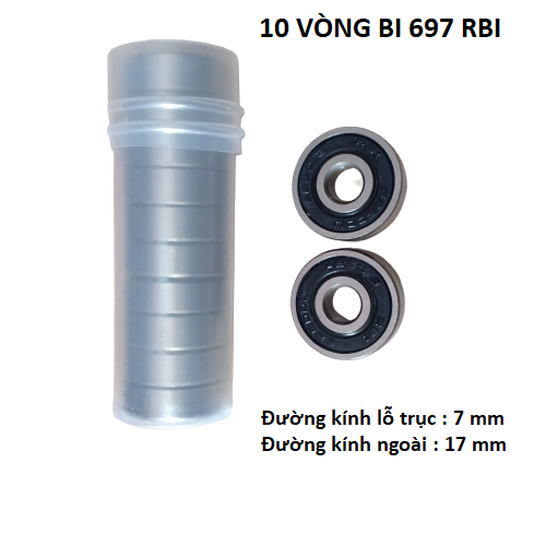 10 vòng bi 697 RBI chất lượng cao