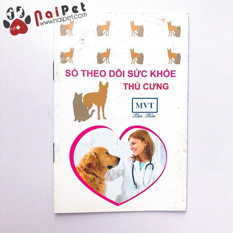 Sổ theo dõi sức khoẻ thú cưng