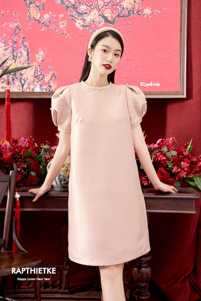Rập - Đầm Kim Hỷ Hồng Dâu 2023 - FS