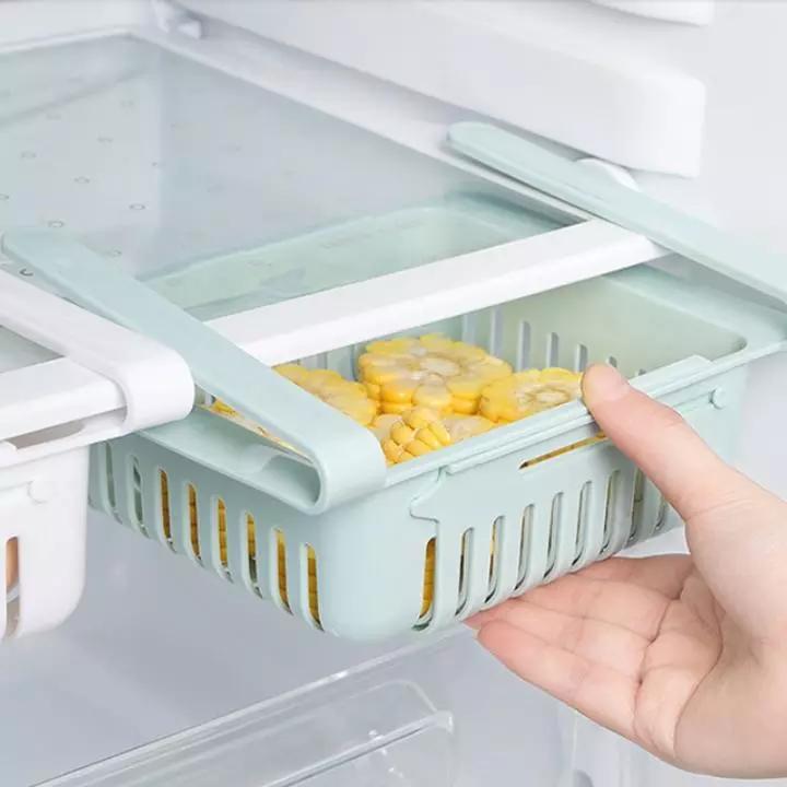 KHAY ĐỰNG THỨC ĂN ĐỂ TỦ LẠNH GẤP GỌN