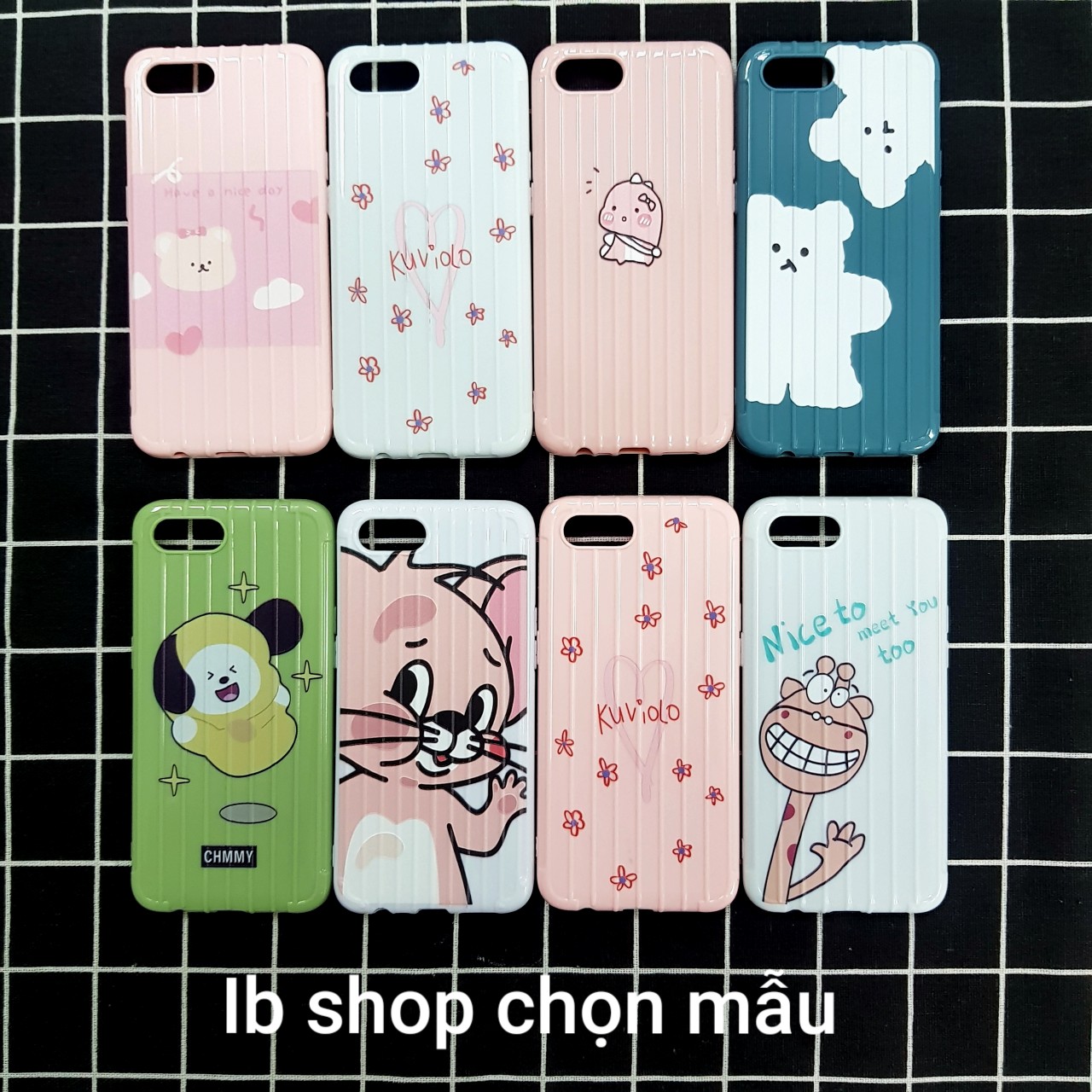 [Nhiều mẫu] ốp Lưng vali dẻo cute Cho OPPO A1K/REALME C2 cute