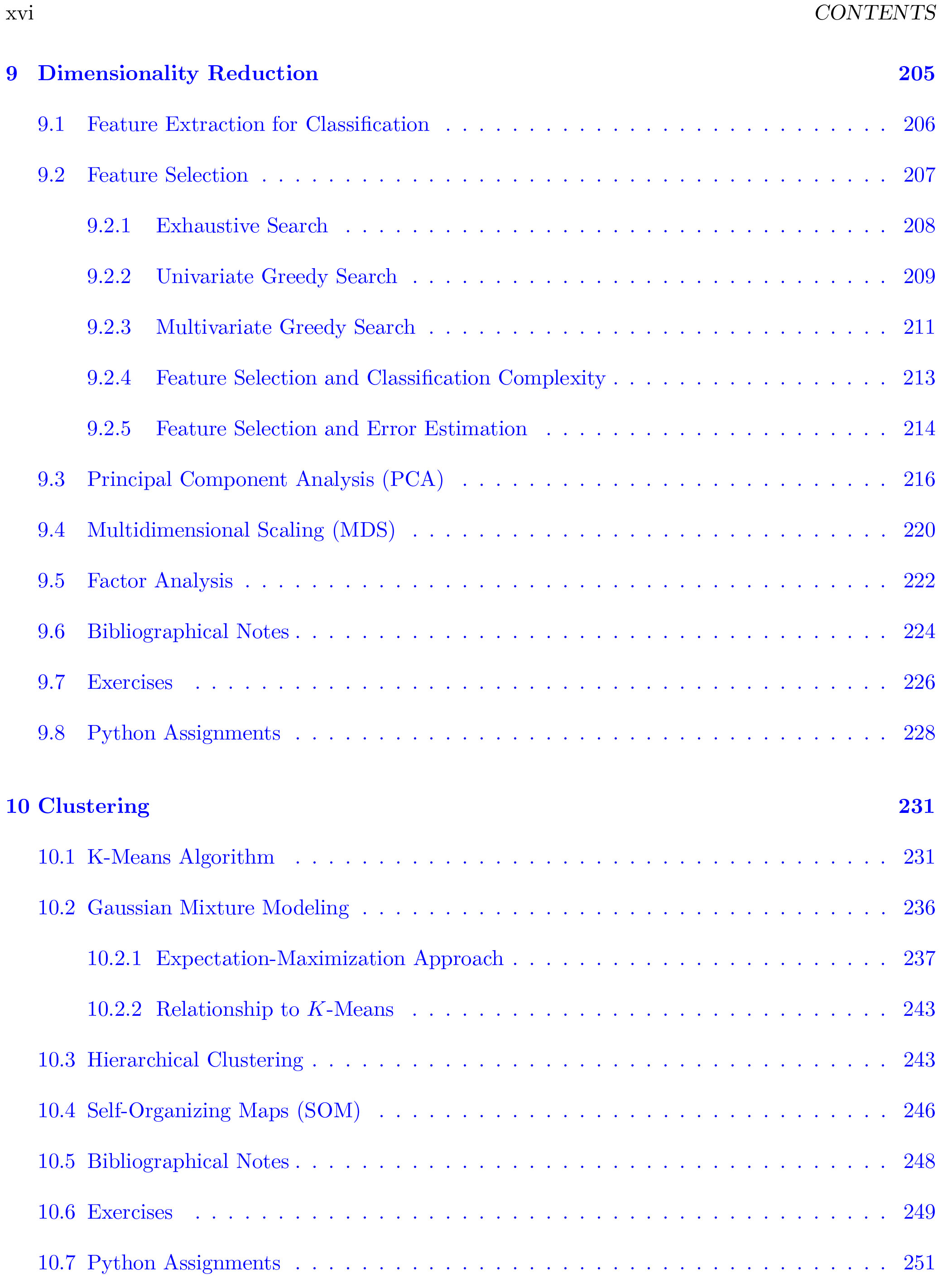 Sách Fundamentals of Pattern Recognition and Machine Learning