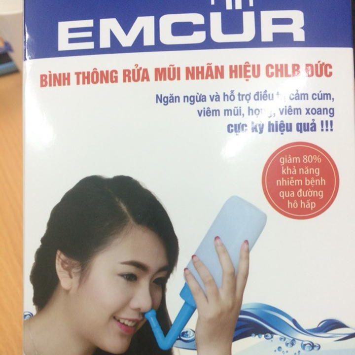 Bình rửa mũi cho trẻ em và người lớn Emcur - ĐỨC