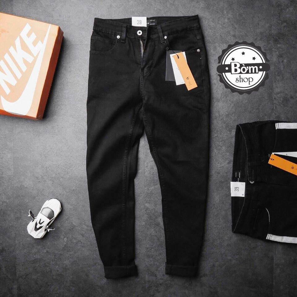 [Mã BMINC50 giảm 50k đơn 99k] Quần Jean Dài Nam Đen Basic BEACON DENIM Dễ Phối Đồ Form Slim Fit JD310