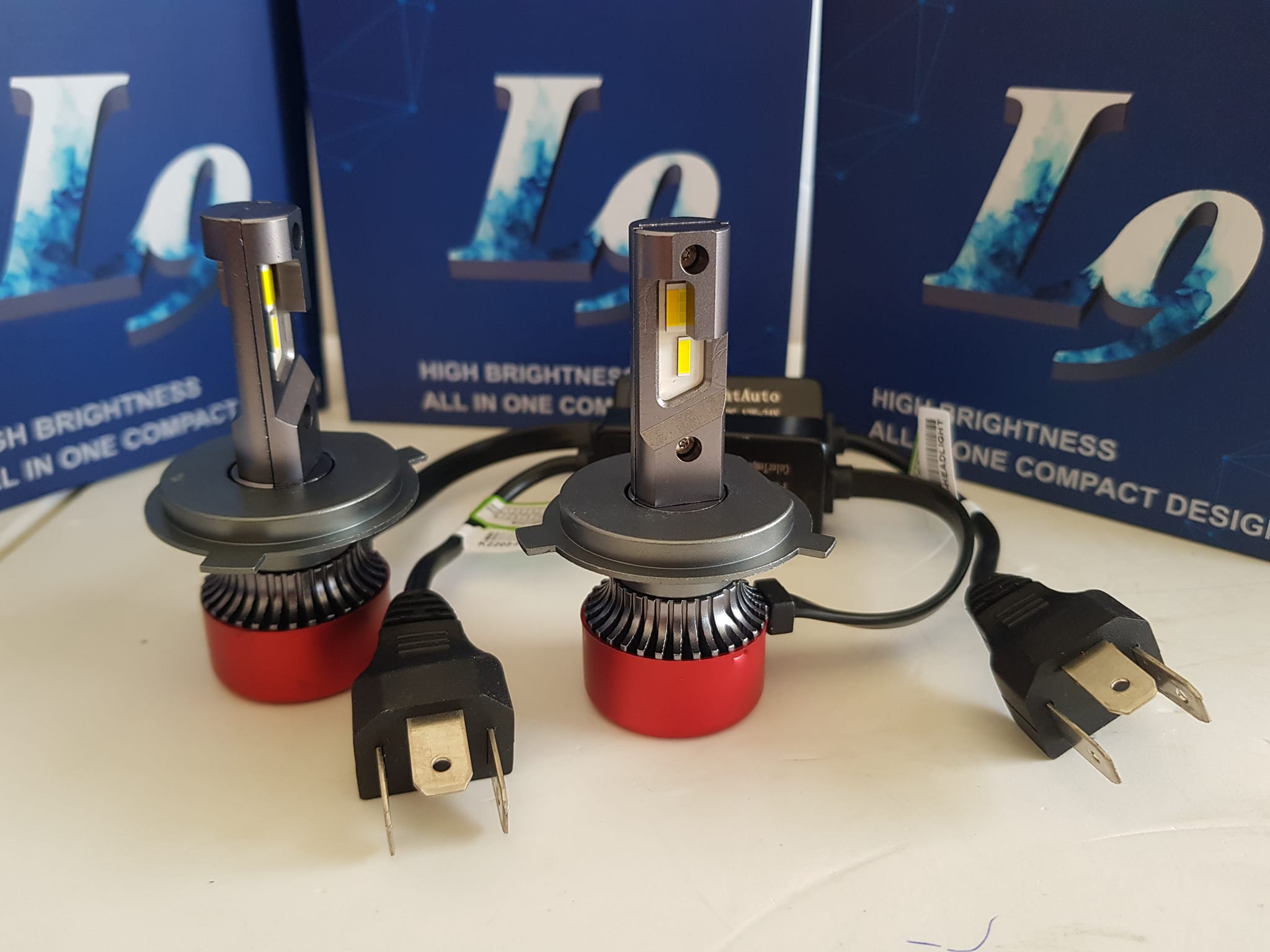 Led L9 3 màu lắp OTO Xe Máy