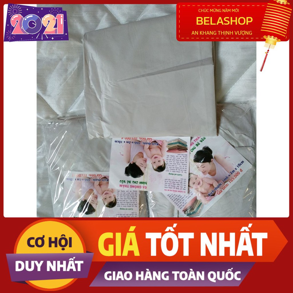 Ga chống thấm 1m2 bọc đệm màu trắng sữa