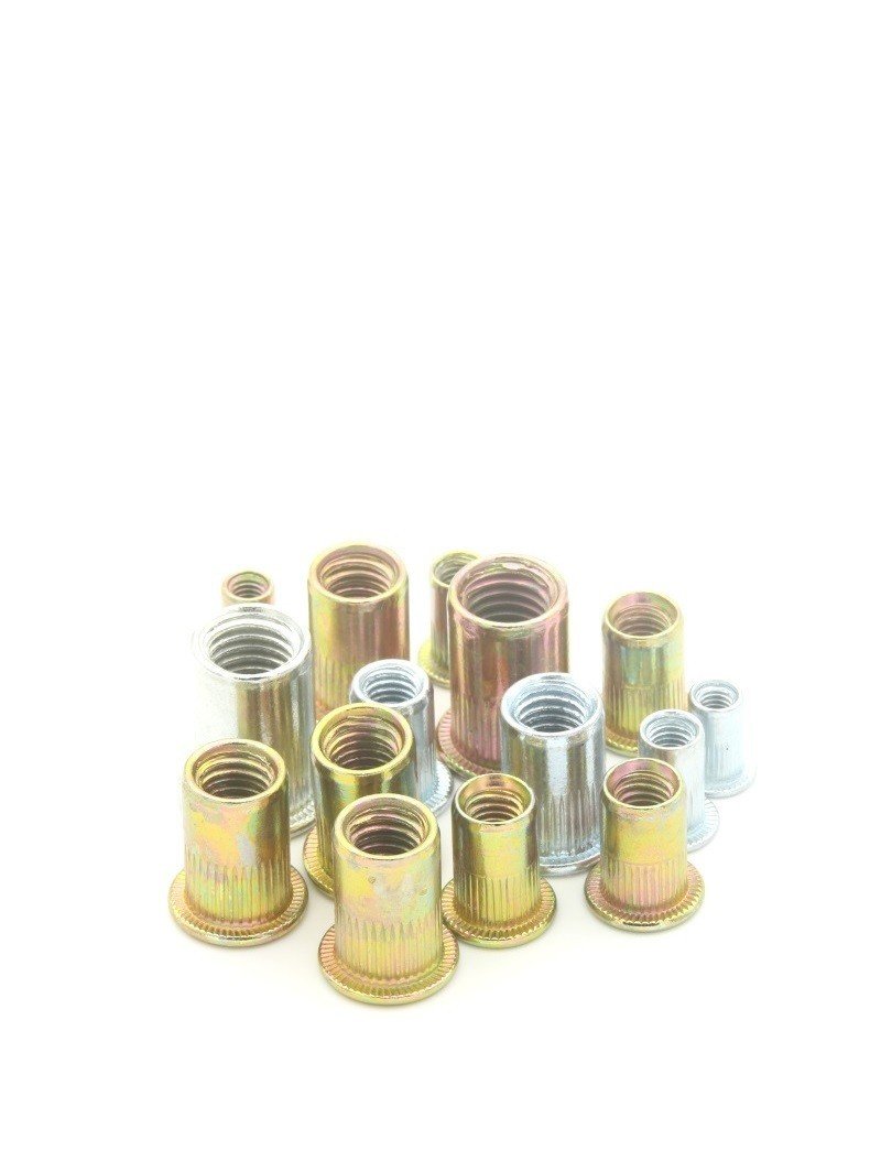 Combo 100c Ốc tán rút M6 thép mạ
