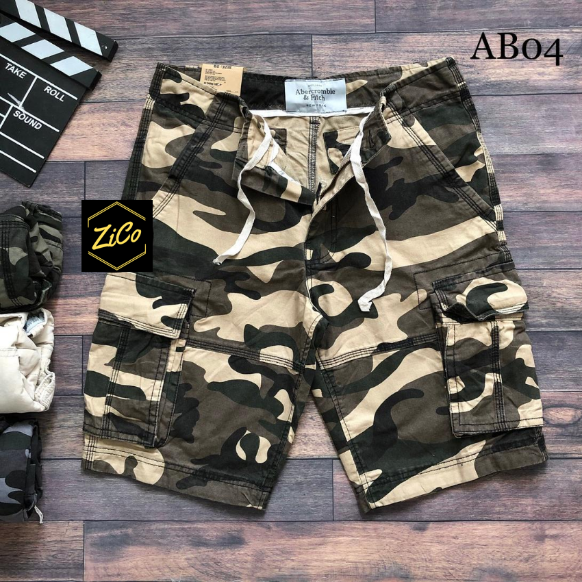 [HCM]Quần short nam kaki túi hộp AB04