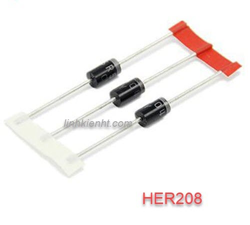 [30 CHIẾC] Diode DIOT Xung HER208 2A 1000V
