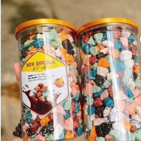 Kẹo socola (sỏi đá- có video) {Khối lượng tịnh, không tính bao bì}