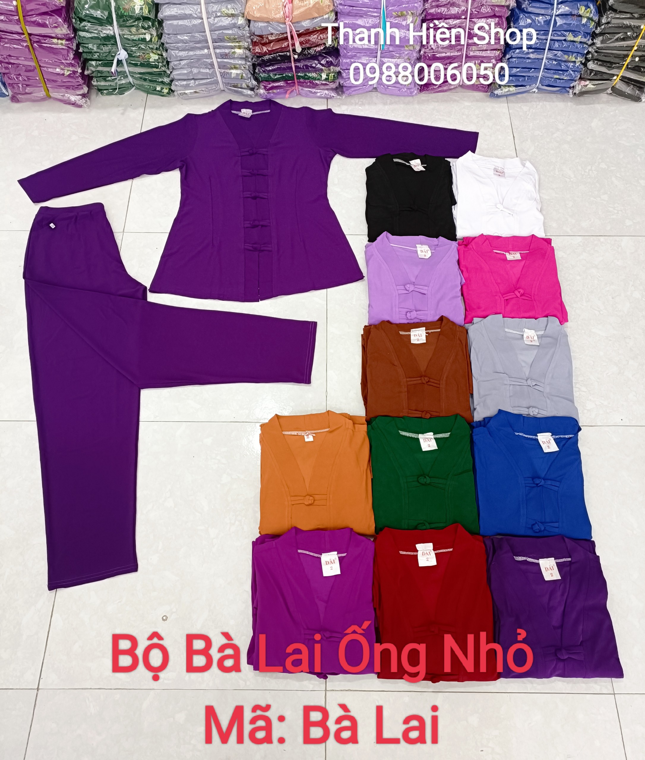 Bộ Bà Lai Quần Ống Nhỏ