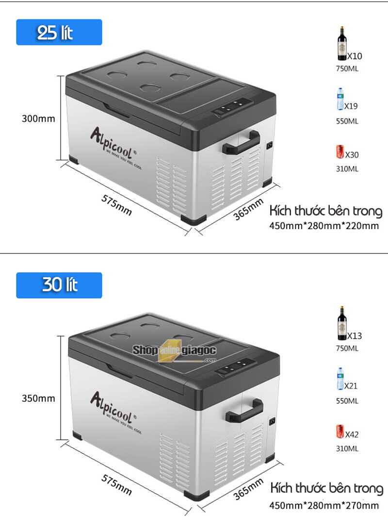 Tủ Lạnh Ô Tô Alpicool 25L - 30L