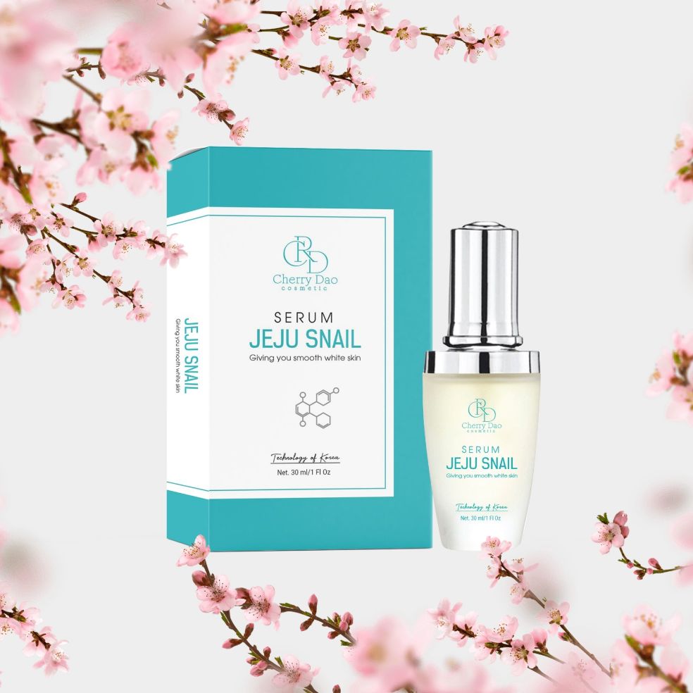 Serum dưỡng da serum jeju mỹ phẩm cao cấp cherry đào