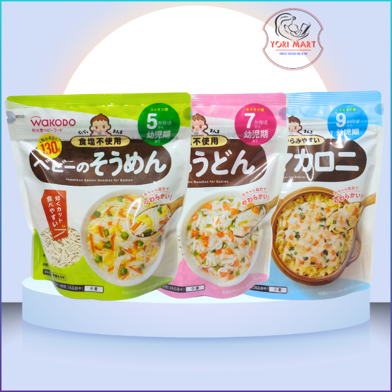 Mì somen tách muối Wakodo 130g cho bé Nhật