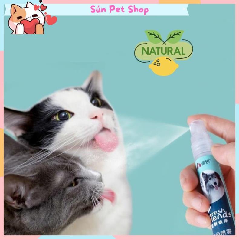 Xịt thơm miệng cho chó mèo Fresh Friend 14ml