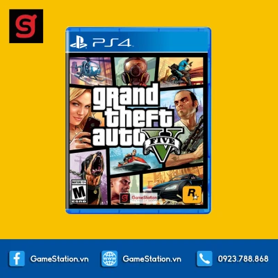 Đĩa Game PS4: Grand Theft Auto V