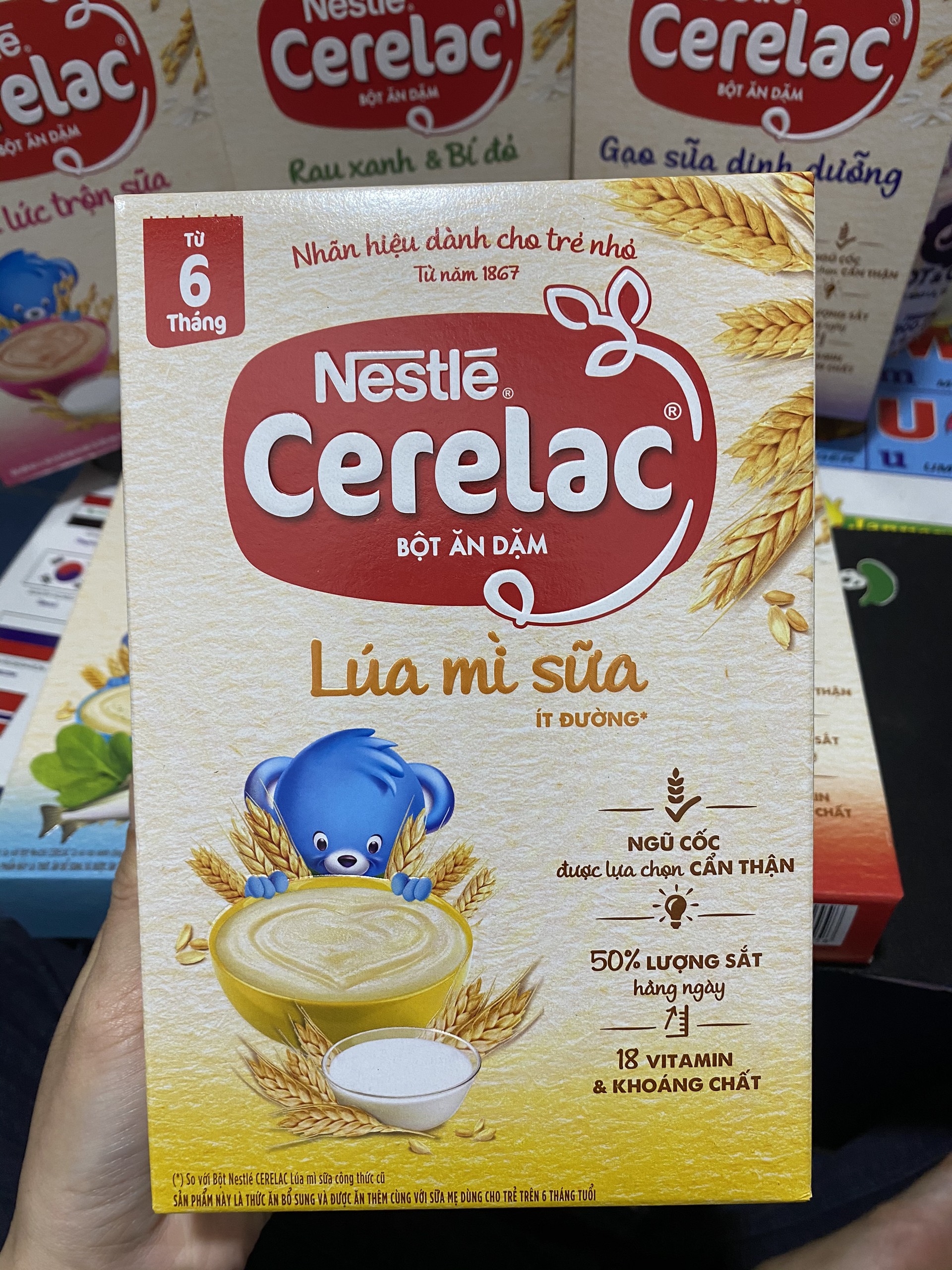 Bột Ăn Dặm Nestle Cerelac Lúa Mì Sữa 200gr