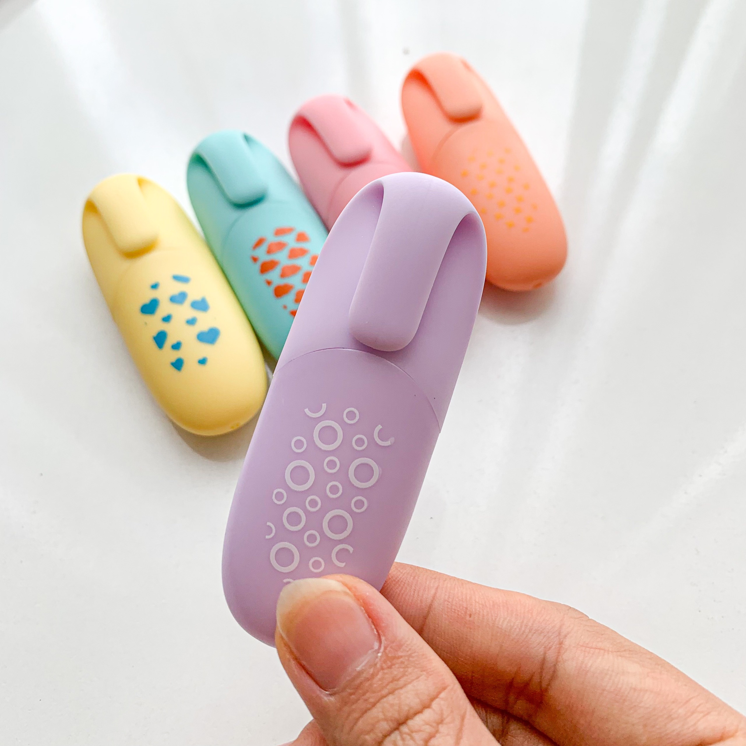 Lẻ - Bút Highlight Pastel Marvy mini - Happy Hidari