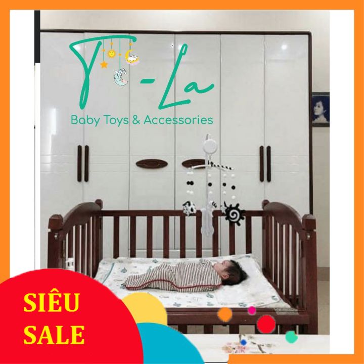 Treo nôi đen trắng hình hoa tuyết