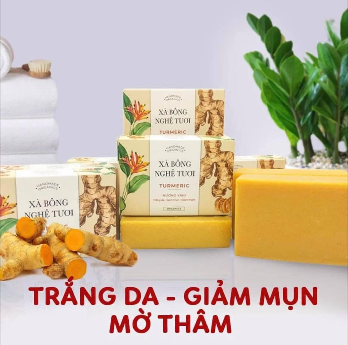 [ CHÍNH HÃNG ] - Xà Bông Nghệ Tươi Mela Turmeric