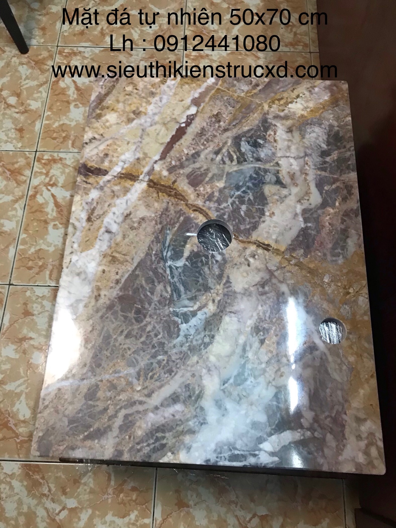 Mặt đá đở Lavabo đá tự nhiên