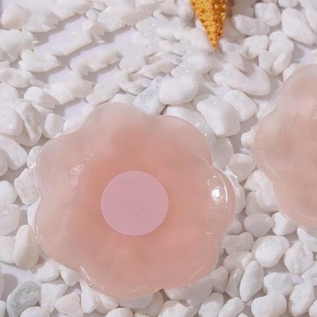 Hộp 2 miếng dán ti silicon siêu dính, hộp dán ti đỏ