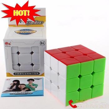 Đồ chơi rubic 3x3x3 không viền có hộp và sách hướng dẫn- cao cấp, bẻ góc cực tốt, rubic 3x3x3 hang cong ty co sach huong dan