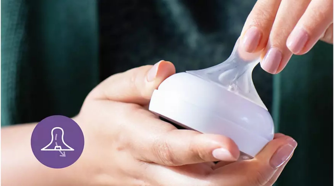 Núm Ti Thay Bình Sữa  Avent Natural,Núm Số 5 [mẫu mới]