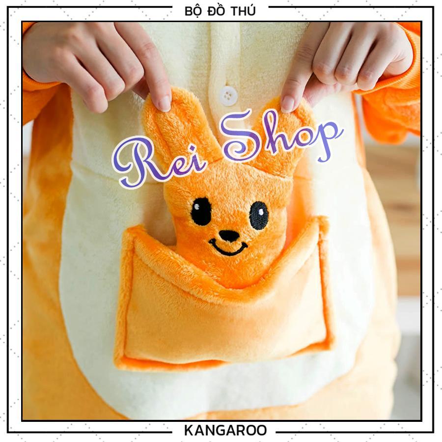 Bộ Đồ Hình Thú Kangaroo Siêu Cute Size Cho Người Lớn