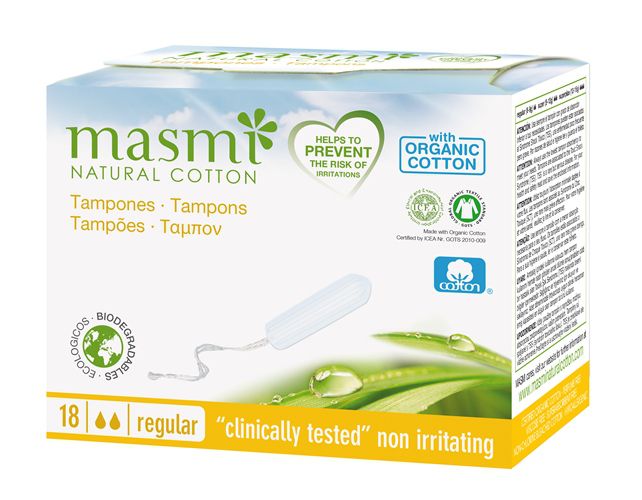 Masmi Organic Cotton Digital (non-applicator) Tampons