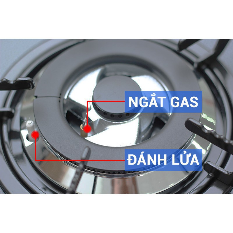 Bếp gas âm Rinnai RVB-2BG(Wv-M)N (Mặt kính cường lực, đánh lửa IC, ngắt gas tự động)