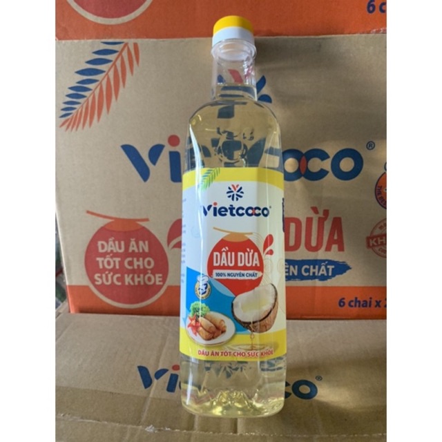 DẦU DỪA TINH LUYỆN VIETCOCO ( COOKING OIL) CHAI 1 LÍT