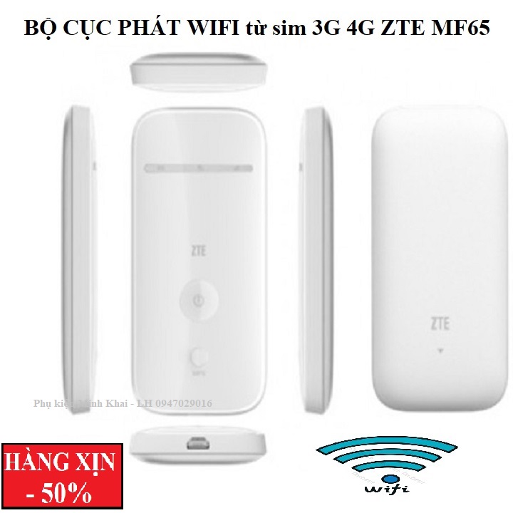 CỤC PHÁT WIFI 3G 4G KHÔNG DÂY MF65